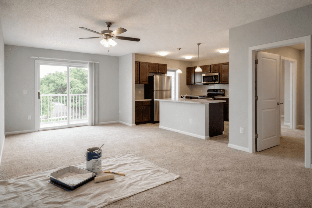 interior apartment turn over painting